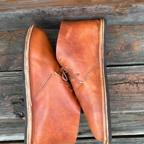 Treetop Goods Desert Boot in Wickett & Craig Oak Skirting