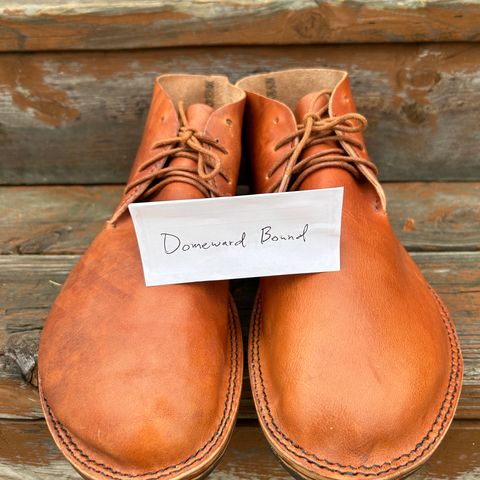 Treetop Goods Desert Boot in Wickett & Craig Oak Skirting
