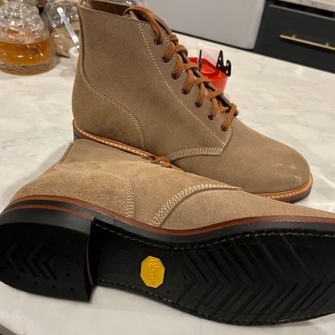 John Lofgren M-43 Service Shoes in Horween Natural Chromexcel Roughout