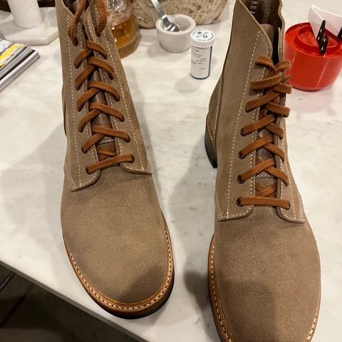 John Lofgren M-43 Service Shoes in Horween Natural Chromexcel Roughout