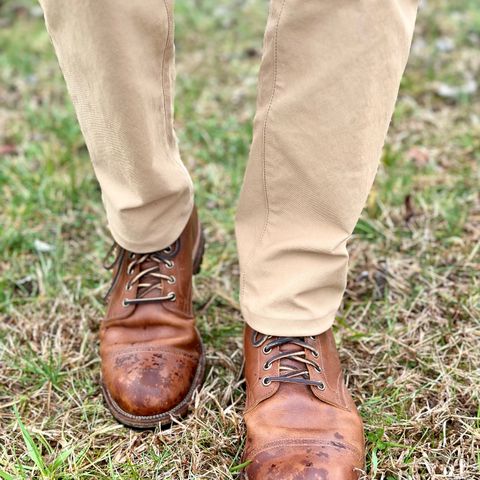 Viberg Service Boot BCT in C.F. Stead Whisky Regency Calf