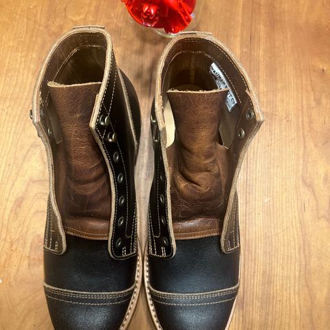 Truman Cap Toe Boot in Horween Java Waxed Flesh