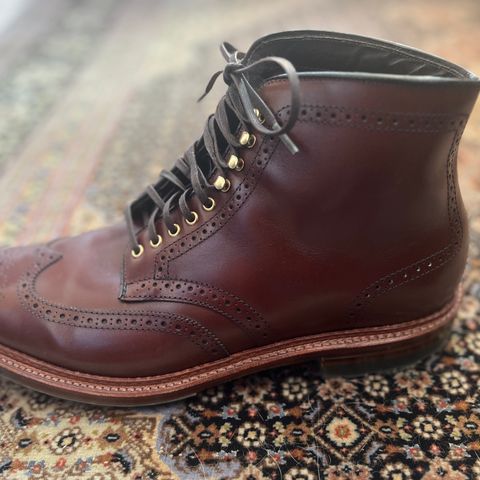 Alden Wingtip Boot in Madison Brown Calfskin