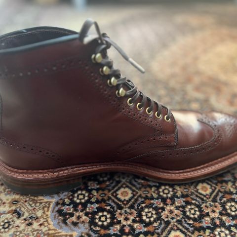 Alden Wingtip Boot in Madison Brown Calfskin