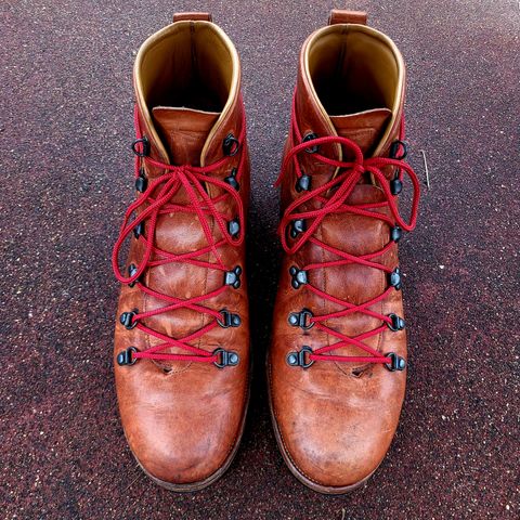 Viberg Hiker in Horween Natural Dublin