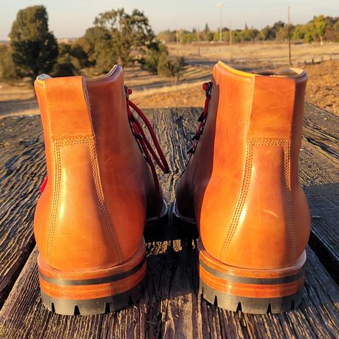 Viberg Hiker in Horween Natural Dublin