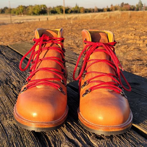 Viberg Hiker in Horween Natural Dublin