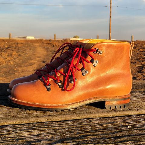 Viberg Hiker in Horween Natural Dublin