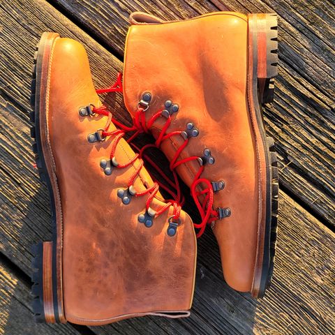 Viberg Hiker in Horween Natural Dublin