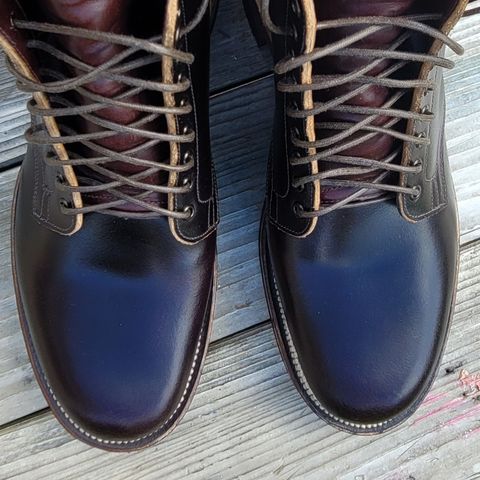 Viberg Service Boot in Horween Brown Waxed Flesh