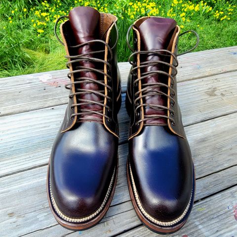 Viberg Service Boot in Horween Brown Waxed Flesh