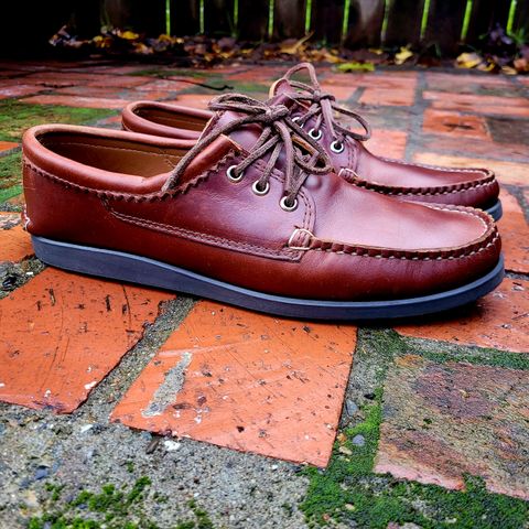 View photo of Quoddy Blucher in Unknown Leather