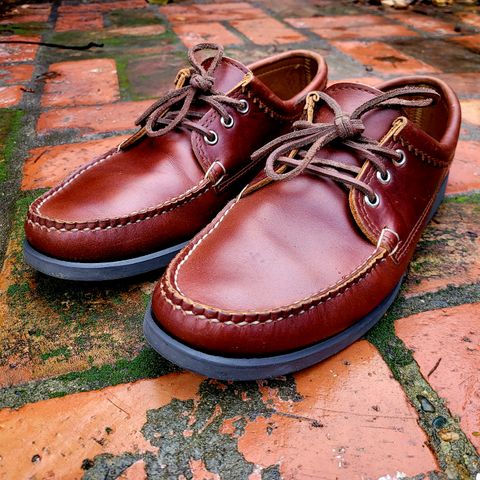 View photo of Quoddy Blucher in Unknown Leather