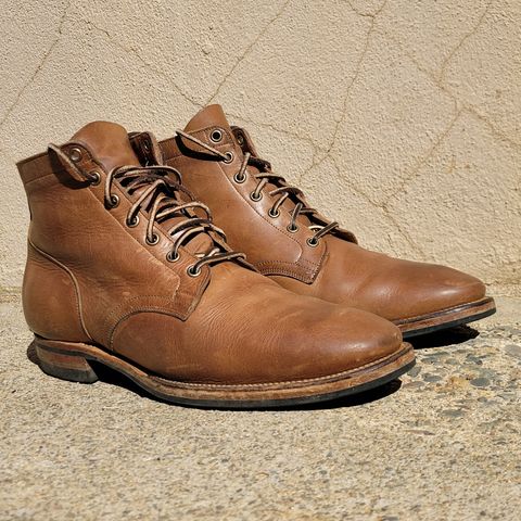 View photo of Viberg Service Boot in Horween Natural Chromexcel