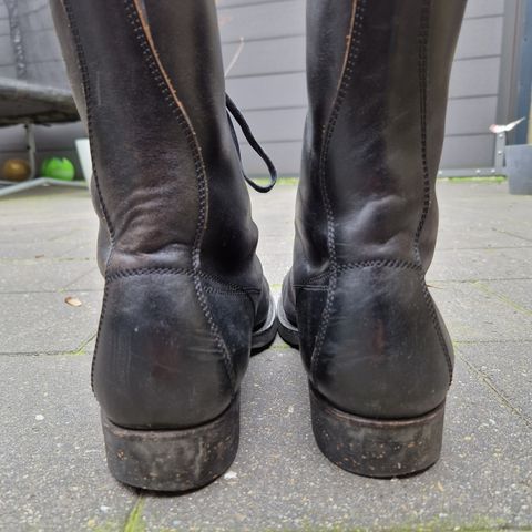 Clinch Gary Boots in Black Overdyed Horsebutt