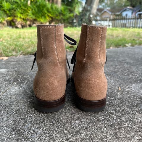 CopperyFoil Service Boot in Horween Marine Field Roughout