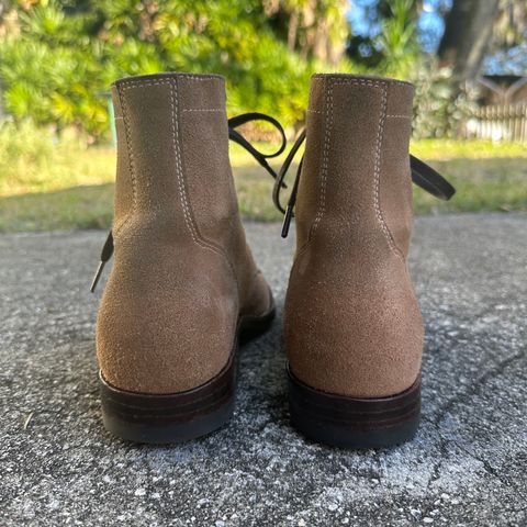 CopperyFoil Service Boot in Horween Marine Field Roughout