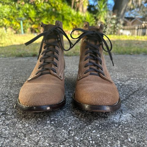 CopperyFoil Service Boot in Horween Marine Field Roughout