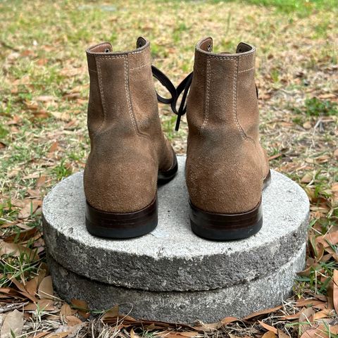CopperyFoil Service Boot in Horween Marine Field Roughout
