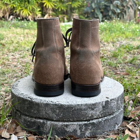 CopperyFoil Service Boot in Horween Marine Field Roughout