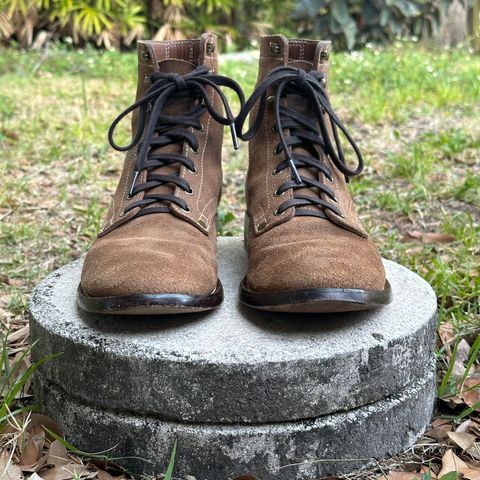 CopperyFoil Service Boot in Horween Marine Field Roughout