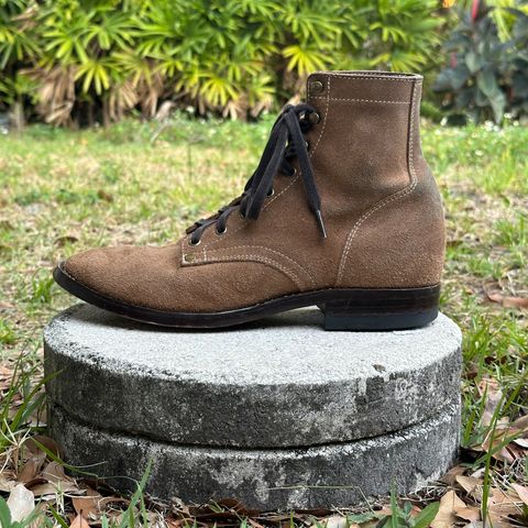 CopperyFoil Service Boot in Horween Marine Field Roughout