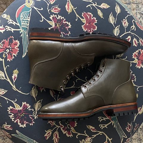 Viberg Boondocker in Maryam Olive TPR Horsebutt