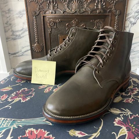 Viberg Boondocker in Maryam Olive TPR Horsebutt
