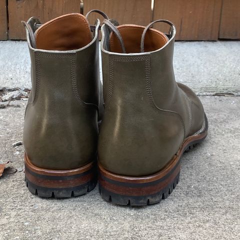 Viberg Boondocker in Maryam Olive TPR Horsebutt