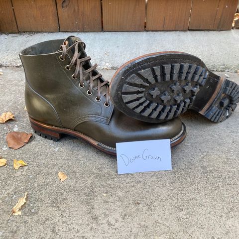 Viberg Boondocker in Maryam Olive TPR Horsebutt