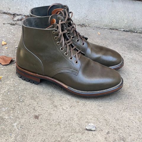 Viberg Boondocker in Maryam Olive TPR Horsebutt