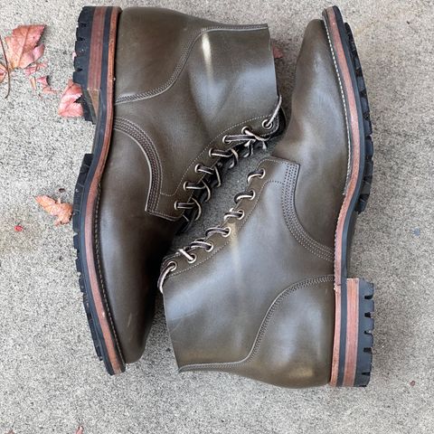 Viberg Boondocker in Maryam Olive TPR Horsebutt