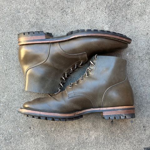 Viberg Boondocker in Maryam Olive TPR Horsebutt