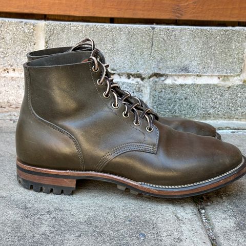 Viberg Boondocker in Maryam Olive TPR Horsebutt