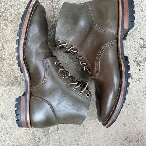 Viberg Boondocker in Maryam Olive TPR Horsebutt