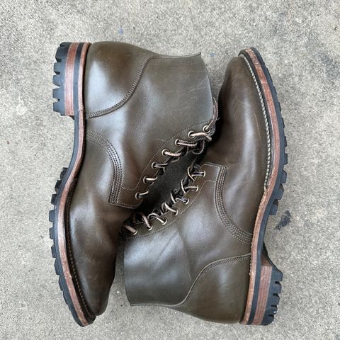 Viberg Boondocker in Maryam Olive TPR Horsebutt