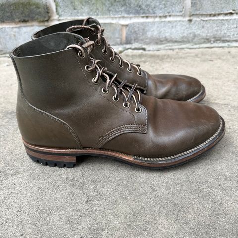 Viberg Boondocker in Maryam Olive TPR Horsebutt