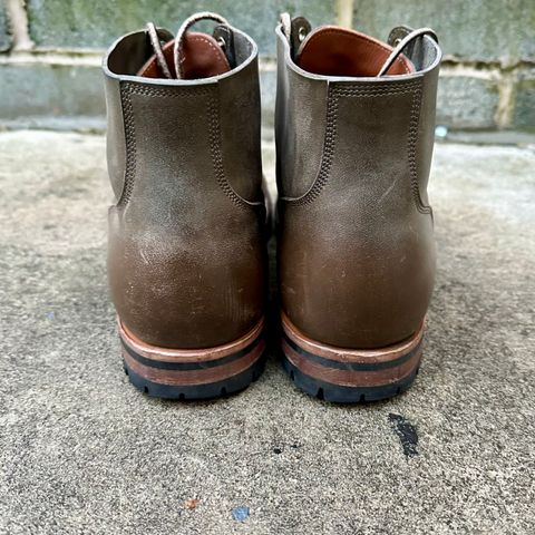 Viberg Boondocker in Maryam Olive TPR Horsebutt