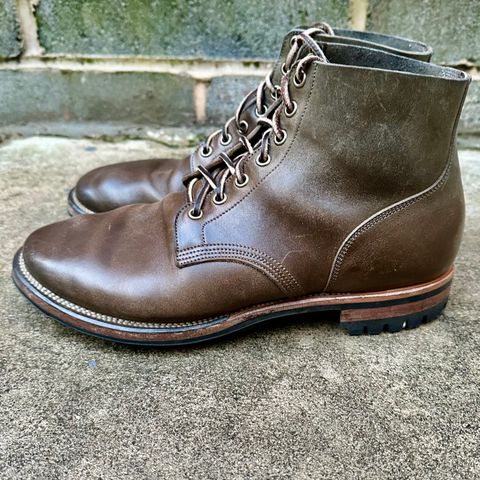 Viberg Boondocker in Maryam Olive TPR Horsebutt