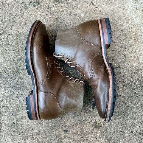 Viberg Boondocker in Maryam Olive TPR Horsebutt