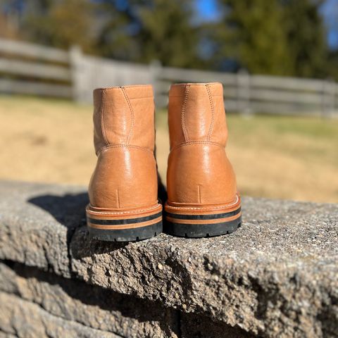 Grant Stone Ottawa Boot in Incas Natural Kangaroo
