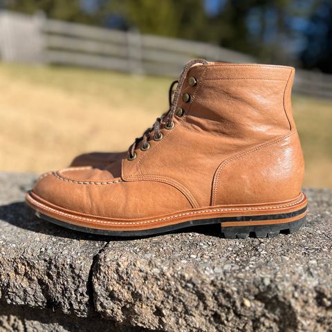 Grant Stone Ottawa Boot in Incas Natural Kangaroo