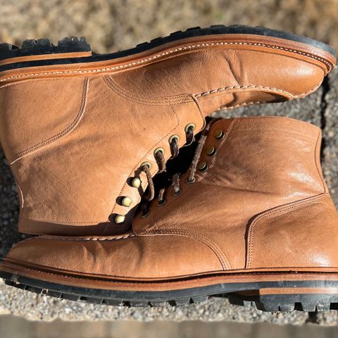 Grant Stone Ottawa Boot in Incas Natural Kangaroo
