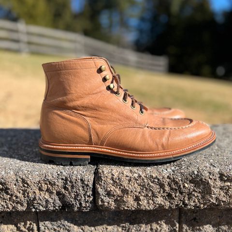 Grant Stone Ottawa Boot in Incas Natural Kangaroo