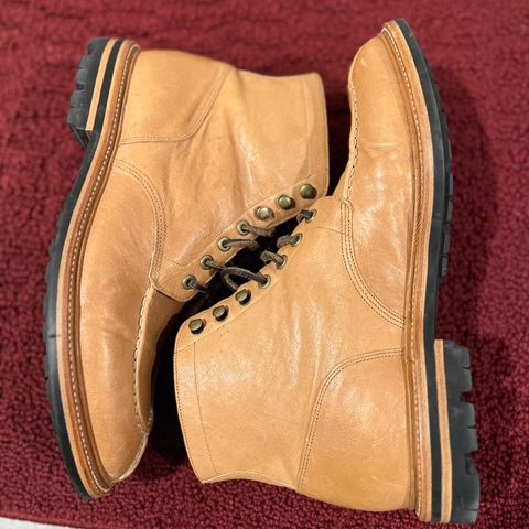 Grant Stone Ottawa Boot in Incas Natural Kangaroo