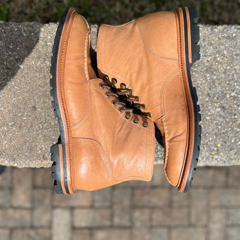 Grant Stone Ottawa Boot in Incas Natural Kangaroo