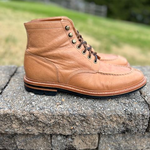 Grant Stone Ottawa Boot in Incas Natural Kangaroo