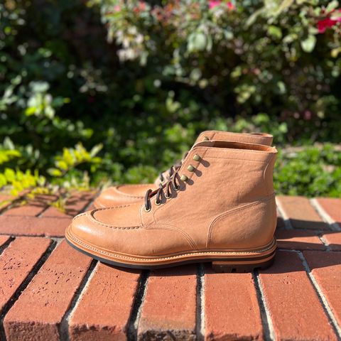 Grant Stone Ottawa Boot in Incas Natural Kangaroo
