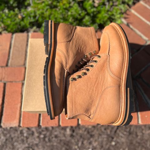 Grant Stone Ottawa Boot in Incas Natural Kangaroo