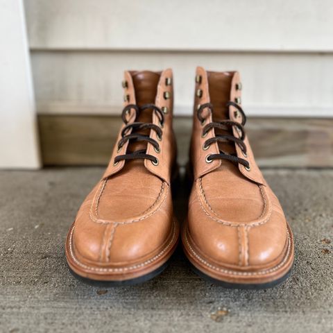 Grant Stone Ottawa Boot in Incas Natural Kangaroo